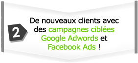 Liens sponsoris�s Google Facebook